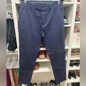 Zara Men's Navy Blue Chino Pants